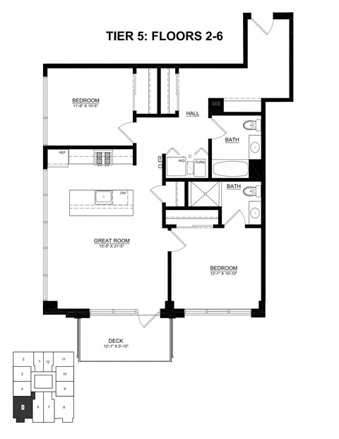 a floor plan of the apartment